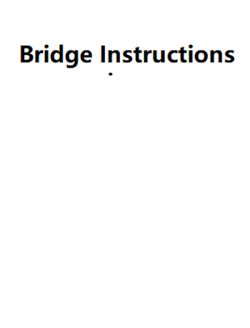 Bridge Instructions-todaair01